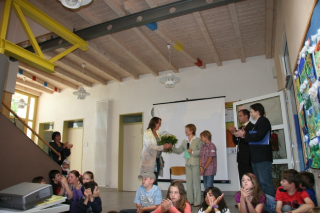 Besondere Ehrung von Frau Margot Irion für ihre langjährige Unterstützung