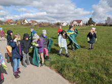 Unsere Schülerinnen und Schüler bei der Aktion "Saubere Landschaft 2023"